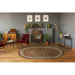 Dywan ROYAL ADR owal wzór 1745 brązowy 200x290cm Dywan ROYAL ADR owal wzór 1745 brązowy 200x290cm