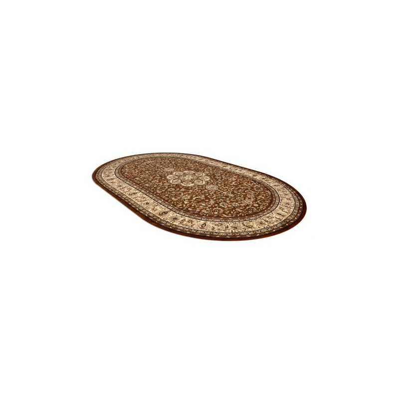 Dywan ROYAL ADR owal wzór 521 brązowy 150x250cm Dywan ROYAL ADR owal wzór 521 brązowy 150x250cm