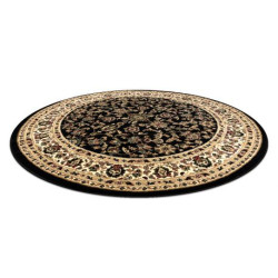 Dywan ROYAL ADR koło wzór 1745 czarny  koło 120cm