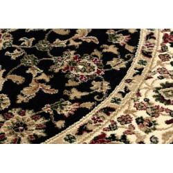 Dywan ROYAL ADR koło wzór 1745 czarny koło 120cm Dywan ROYAL ADR koło wzór 1745 czarny koło 120cm
