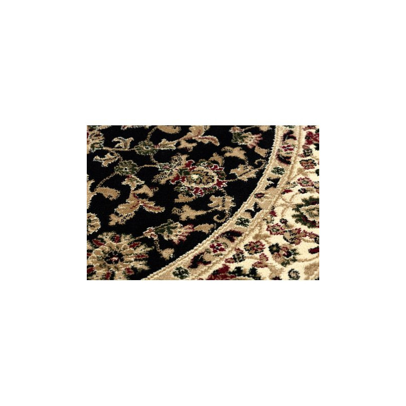Dywan ROYAL ADR koło wzór 1745 czarny koło 120cm Dywan ROYAL ADR koło wzór 1745 czarny koło 120cm