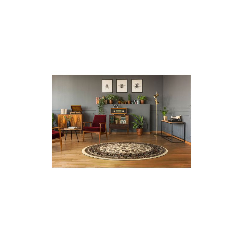 Dywan ROYAL ADR koło wzór 1745 karmelowy koło 150cm Dywan ROYAL ADR koło wzór 1745 karmelowy koło 150cm