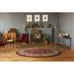 Dywan ROYAL ADR koło wzór 1745 bordo koło 200cm Dywan ROYAL ADR koło wzór 1745 bordo koło 200cm
