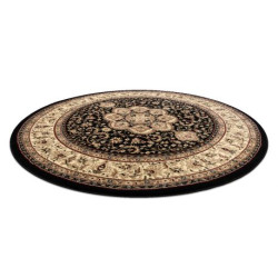 Dywan ROYAL ADR koło wzór 521 czarny  koło 120cm