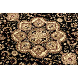 Dywan ROYAL ADR koło wzór 521 czarny  koło 120cm