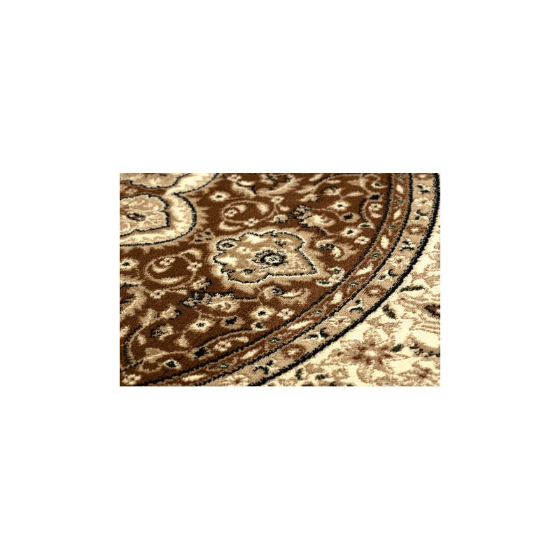 Dywan ROYAL ADR koło wzór 521 brązowy koło 120cm