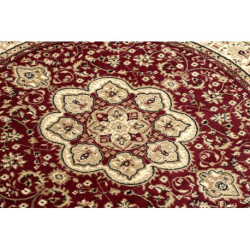 Dywan ROYAL ADR koło wzór 521 bordo koło 120cm