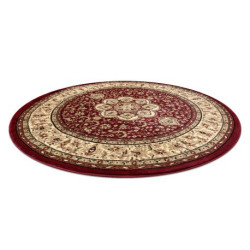 Dywan ROYAL ADR koło wzór 521 bordo koło 150cm