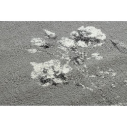 Dywan GNAB 60642653 Kwiaty róże szary / biały 120x170cm