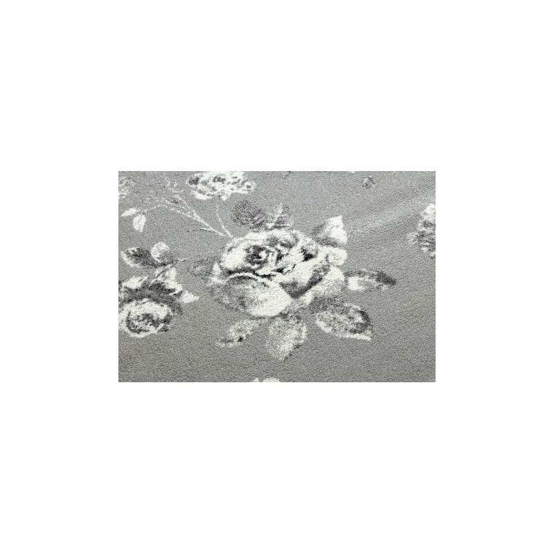 Dywan GNAB 60642653 Kwiaty róże szary / biały 160x230cm Dywan GNAB 60642653 Kwiaty róże szary / biały 160x230cm