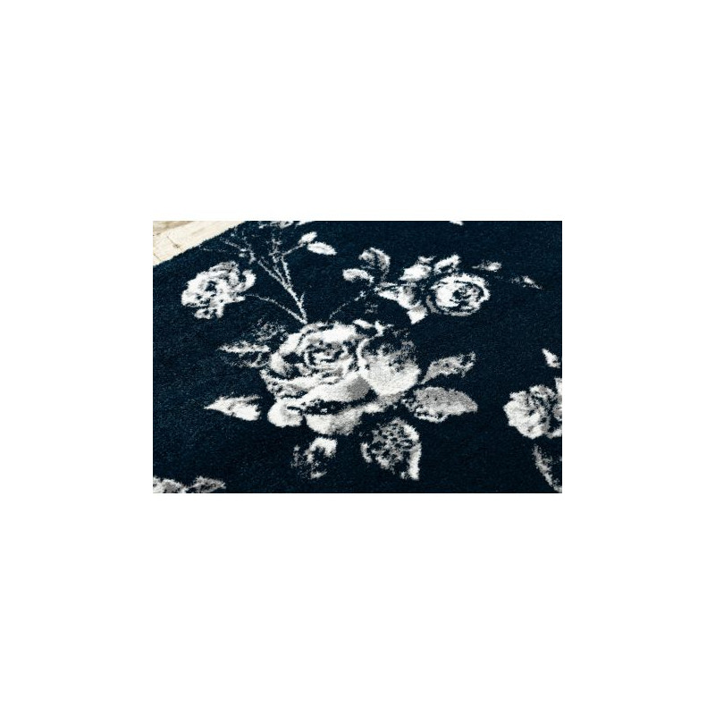 Dywan GNAB 60642734 Kwiaty róże granat / biały 140x200cm Dywan GNAB 60642734 Kwiaty róże granat / biały 140x200cm