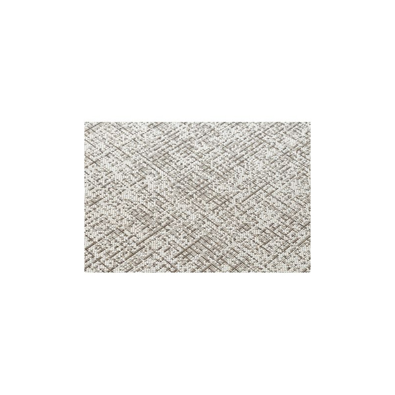 DYWAN SZNURKOWY SIZAL FLOORLUX KOŁO 20401 Ramka szampański / taupe koło 120cm
