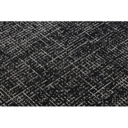 DYWAN SZNURKOWY SIZAL FLOORLUX KOŁO 20401 Ramka czarny / srebrny   koło 160cm