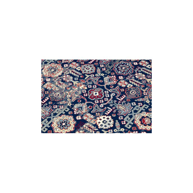 Dywan WINDSOR 22993 ORNAMENT, PRZECIERANY, FRĘDZLE granat / kość słoniowa 160x230cm