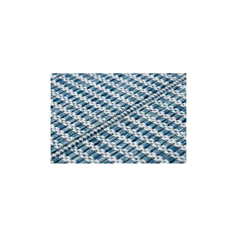 Dywan SZNURKOWY SIZAL LOFT 21198 koło BOHO kość słoniowa/srebrny/niebieski koło 120cm