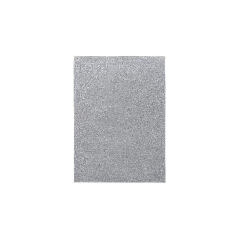 Dywan SOFT 2485 Jednolity, jednokolorowy srebrny 80x150cm