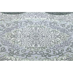 Dywan OPERA 0A009A C90 47 Ornament - Strukturalny, dwa poziomy runa kość słoniowa / zielony 160x230cm Dywan OPERA 0A009A C90 47 Ornament - Strukturalny, dwa poziomy runa kość słoniowa / zielony 160x230cm