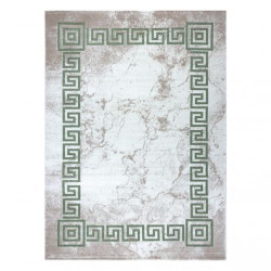 Dywan OPERA 0W1739 C89 45 Grecki - Strukturalny, dwa poziomy runa kość słoniowa / zielony 160x230cm