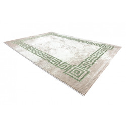 Dywan OPERA 0W1739 C89 45 Grecki - Strukturalny, dwa poziomy runa kość słoniowa / zielony 160x230cm