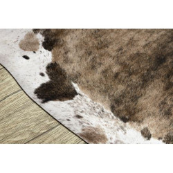 Dywan Sztuczna Skóra Bydlęca, Krowa G4740-1 Brązowa skórka 100x150cm