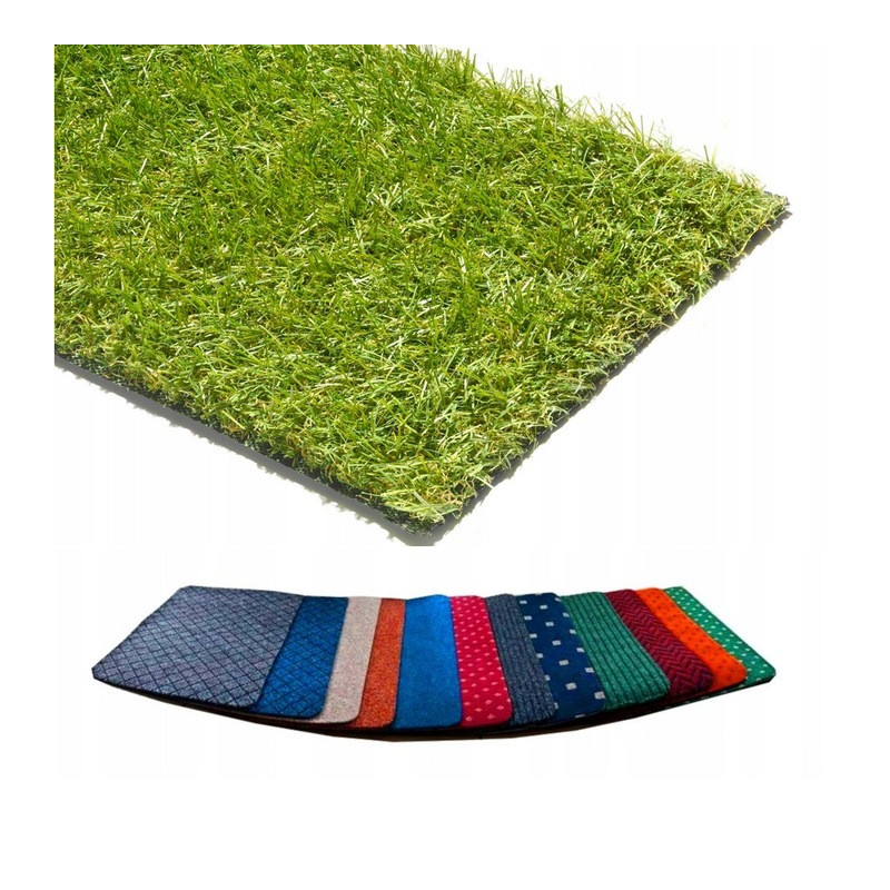 Wykładzina Sztuczna Trawa London Verde 2,4m z rolki 10mm OGRÓD BALKON TARAS