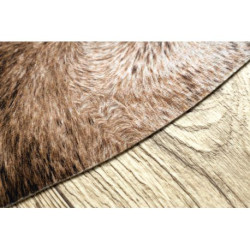 Dywan Sztuczna Skóra Bydlęca, Krowa G5068-1 Brązowa skórka 155x195cm