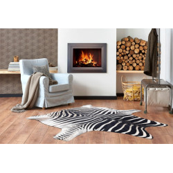 Dywan Sztuczna Skóra Zebra G5128-1 Biało-czarna
