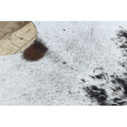 Dywan Sztuczna Skóra Bydlęca, Krowa G5074-1 Biało-brązowa skórka 155x195cm Dywan Sztuczna Skóra Bydlęca, Krowa G5074-1 Biało-brązowa skórka 155x195cm