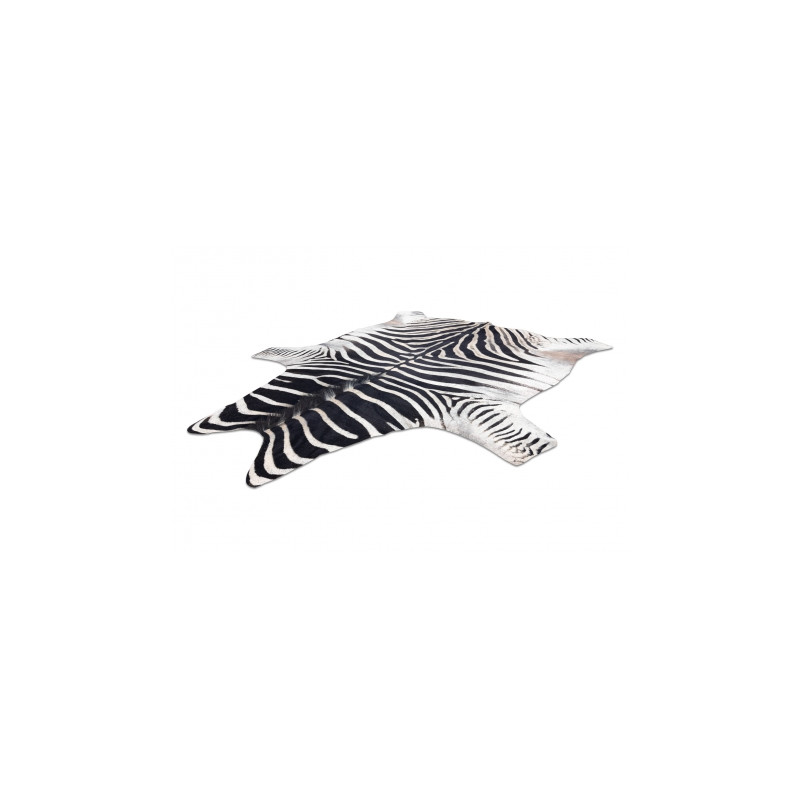Dywan Sztuczna Skóra Bydlęca, Zebra G5128-1 Biało-czarna skórka 100x150cm