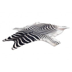 Dywan Sztuczna Skóra Bydlęca, Zebra G5128-1 Biało-czarna skórka 155x195cm