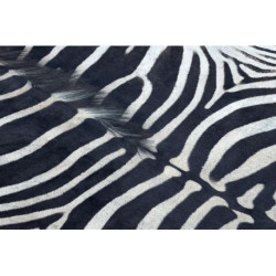 Dywan Sztuczna Skóra Bydlęca, Zebra G5128-1 Biało-czarna skórka 155x195cm