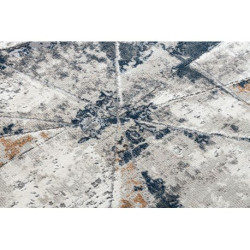 Dywan REBEC nowoczesny frędzle 51176A Geometryczny, Trójkąty - dwa poziomy runa krem / granat 80x150cm Dywan REBEC nowoczesny frędzle 51176A Geometryczny, Trójkąty - dwa poziomy runa krem / granat 80x150cm