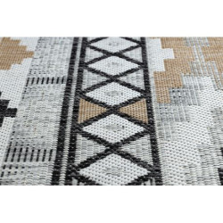 Dywan SZNURKOWY SIZAL COOPER Aztecki, Etno 22235 ecru / czarny 160x220cm Dywan SZNURKOWY SIZAL COOPER Aztecki, Etno 22235 ecru / czarny 160x220cm