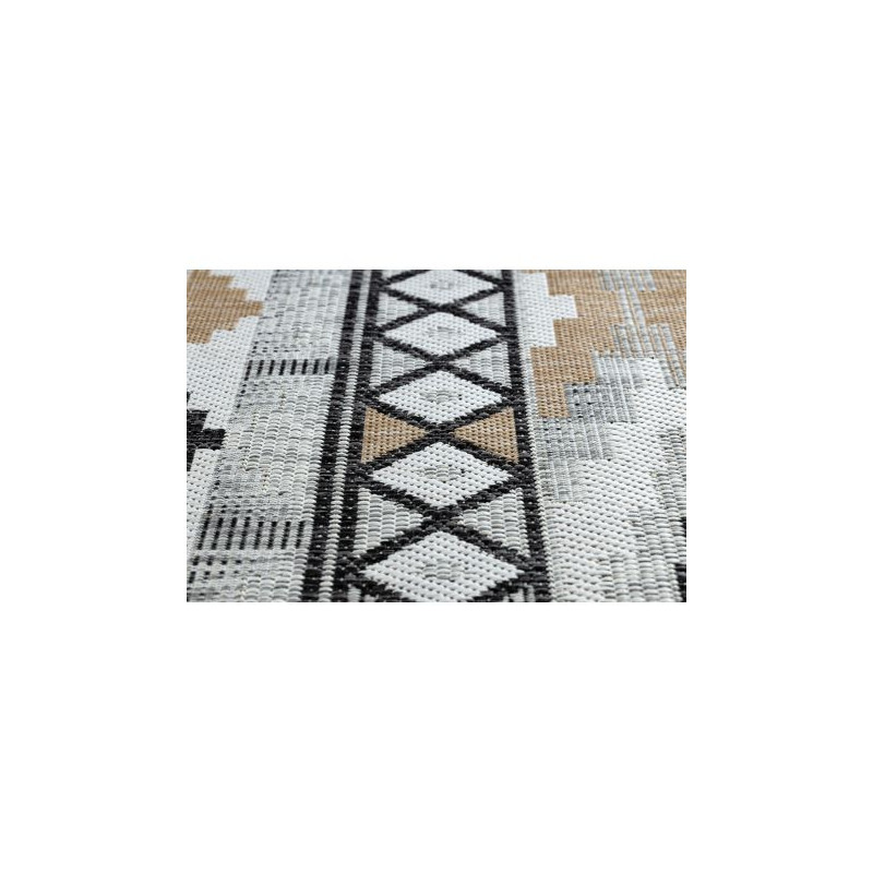 Dywan SZNURKOWY SIZAL COOPER Aztecki, Etno 22235 ecru / czarny 160x220cm Dywan SZNURKOWY SIZAL COOPER Aztecki, Etno 22235 ecru / czarny 160x220cm