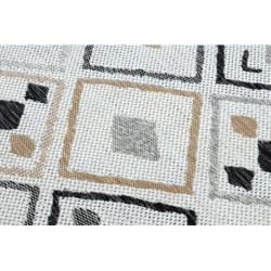 Dywan SZNURKOWY SIZAL COOPER Romby, Zygzak 22236 ecru / czarny 80x150cm Dywan SZNURKOWY SIZAL COOPER Romby, Zygzak 22236 ecru / czarny 80x150cm