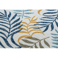 Dywan SZNURKOWY SIZAL COOPER Liście 22251 ecru / granat 120x170cm Dywan SZNURKOWY SIZAL COOPER Liście 22251 ecru / granat 120x170cm