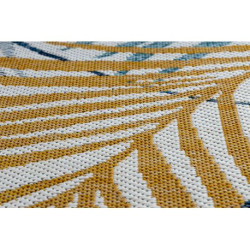 Dywan SZNURKOWY SIZAL COOPER Liście Palmy, tropikalny 22258 ecru / granat 200x290cm Dywan SZNURKOWY SIZAL COOPER Liście Palmy, tropikalny 22258 ecru / granat 200x290cm