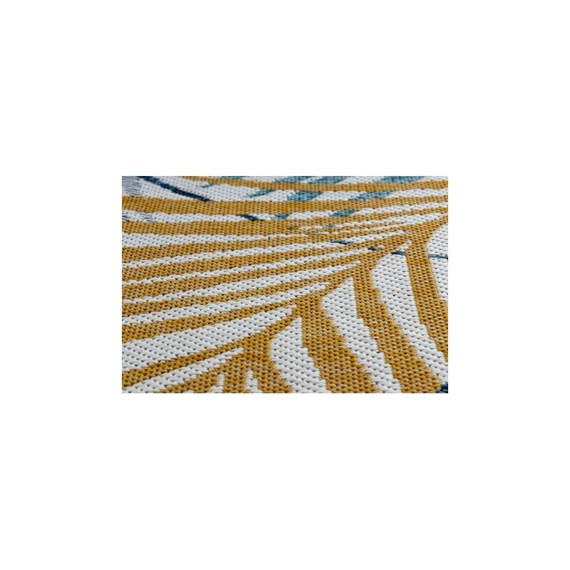 Dywan SZNURKOWY SIZAL COOPER Liście Palmy, tropikalny 22258 ecru / granat 200x290cm Dywan SZNURKOWY SIZAL COOPER Liście Palmy, tropikalny 22258 ecru / granat 200x290cm
