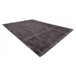 Dywan FISY nowoczesny, SZNURKOWY SIZAL Pasy 20777A brązowy / purpura 140x190cm