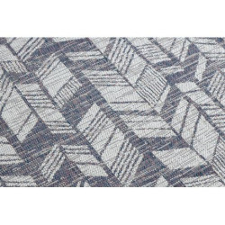 Dywan SZNURKOWY SIZAL SION Jodełka, Chevron 22180 płaskie tkanie ecru / niebieski / róż 160x220cm