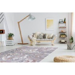 Dywan SZNURKOWY SIZAL SION Fale 2836 płaskie tkanie ecru / niebieski / róż 120x170cm Dywan SZNURKOWY SIZAL SION Fale 2836 płaskie tkanie ecru / niebieski / róż 120x170cm