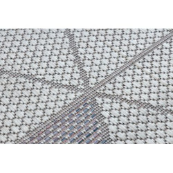 Dywan SZNURKOWY SIZAL SION Geometryczny, Trójkąty 3006 płaskie tkanie ecru / róż 70x250cm Dywan SZNURKOWY SIZAL SION Geometryczny, Trójkąty 3006 płaskie tkanie ecru / róż 70x250cm
