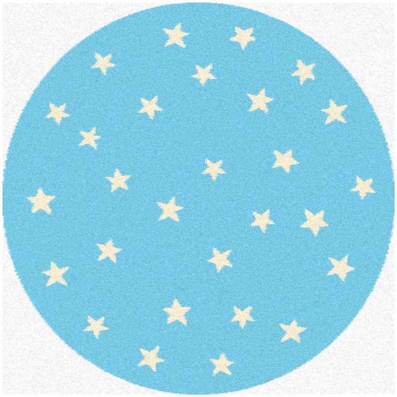 Dywan FD Funky Top Starf Błękit Koło Dywan FD Funky Top Starf Błękit Koło