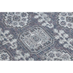 Dywan SZNURKOWY SIZAL SION Ramka, ornament, przecierany 2832 płaskie tkanie niebieski / róż / ecru 140x190cm Dywan SZNURKOWY SIZAL SION Ramka, ornament, przecierany 2832 płaskie tkanie niebieski / róż / ecru 140x190cm