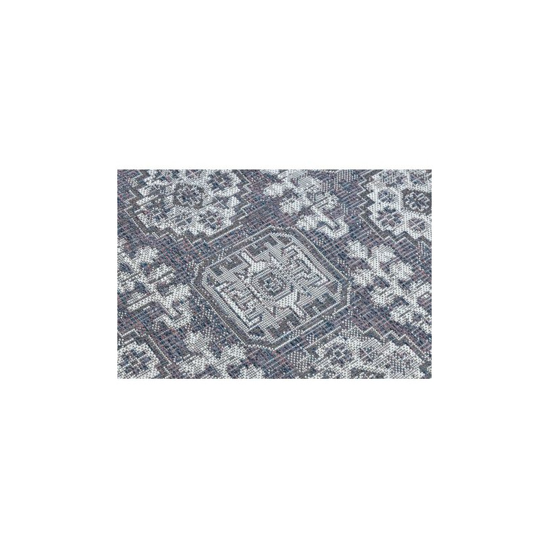 Dywan SZNURKOWY SIZAL SION Ramka, ornament, przecierany 2832 płaskie tkanie niebieski / róż / ecru 160x220cm Dywan SZNURKOWY SIZAL SION Ramka, ornament, przecierany 2832 płaskie tkanie niebieski / róż / ecru 160x220cm