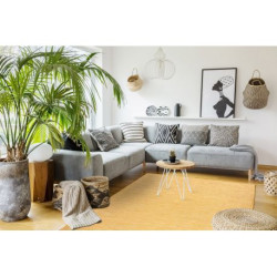 Dywan SZNURKOWY SIZAL płaskotkany PATIO 2778 żółty, złoty 117x170cm