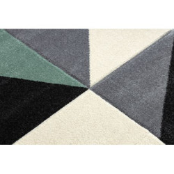 Dywan ALTER Fiori Geometryczny, trójkąty, kwadraty zielony 120x170cm Dywan ALTER Fiori Geometryczny, trójkąty, kwadraty zielony 120x170cm