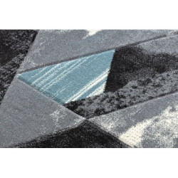 Dywan ALTER Wet Geometryczny, trójkąty, trapez niebieski 140x190cm Dywan ALTER Wet Geometryczny, trójkąty, trapez niebieski 140x190cm