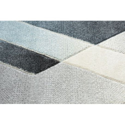 Dywan ALTER Wild Geometryczny niebieski / szary 120x170cm