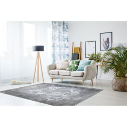 Dywan nowoczesny AKRYL VALENCIA 9993 kość słoniowa / szary 80x150cm Dywan nowoczesny AKRYL VALENCIA 9993 kość słoniowa / szary 80x150cm